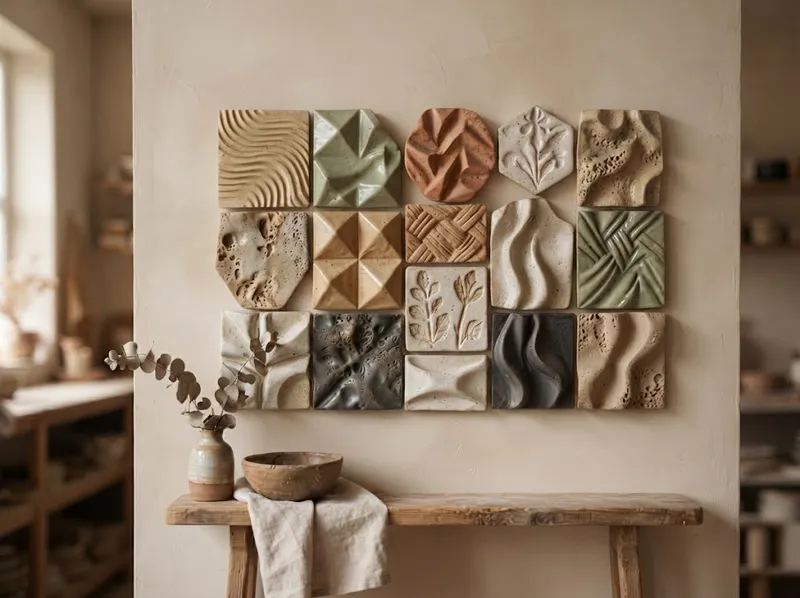 Superfici ceramiche con texture tridimensionali e palette naturali al Cersaie 2026